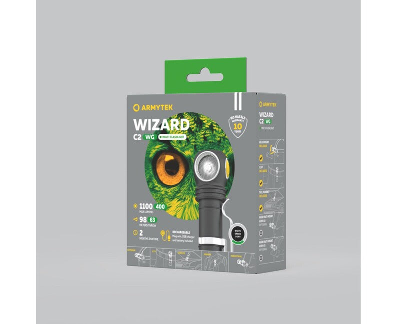 ArmyTek Wizard C2 WG naglavna svjetiljka LED napajanje iz akumulatora White 1100 lm