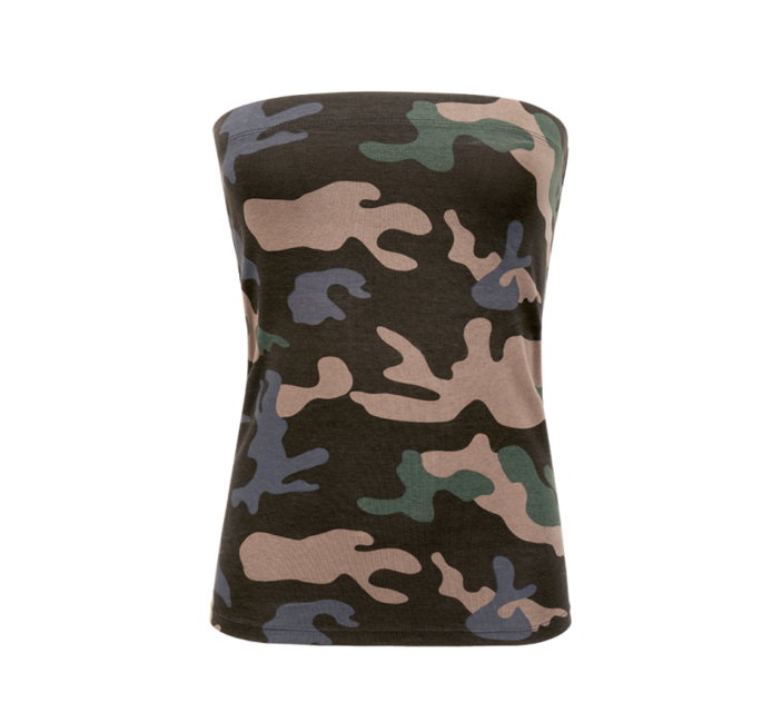 Brandit Bandeau dámsky top/sukňa 2v1, dark camo