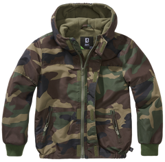 Brandit Frontzip Windbreaker jakna dječja, woodland
