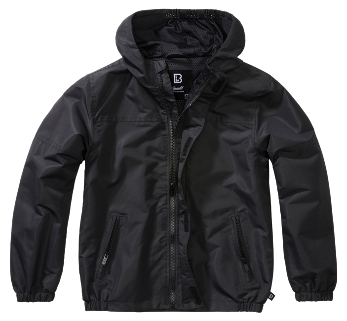 Brandit Summer Frontzip Windbreaker jakna dječja, crna