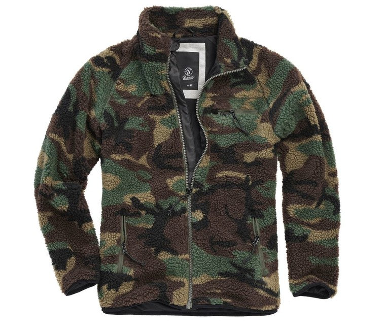 Brandit Teddyfleece flis jakna, Woodland