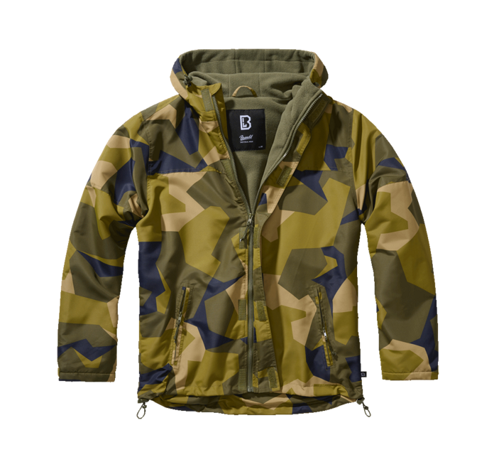 Brandit Frontzip Windbreaker jakna, swedish camo