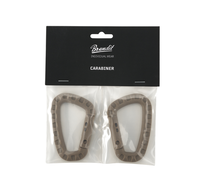 Brandit karabiner 2 pack, camel