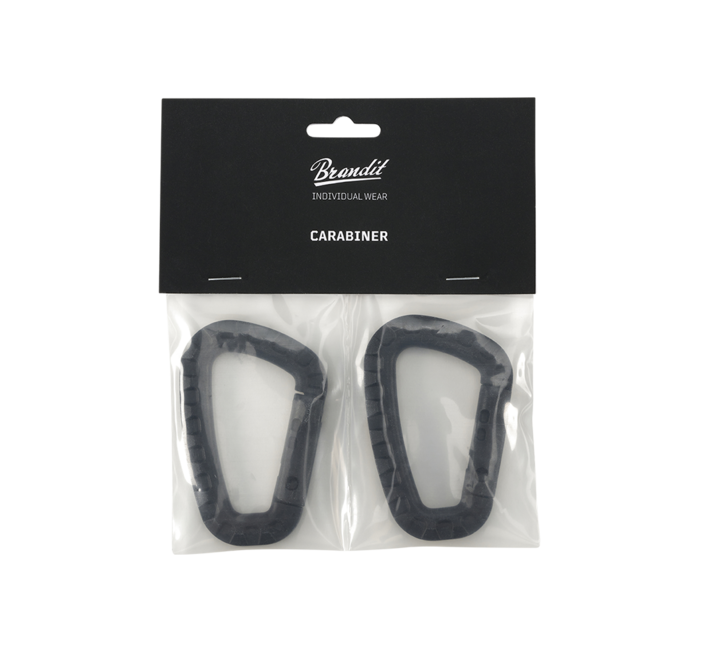 Brandit karabiner 2 pack, crni