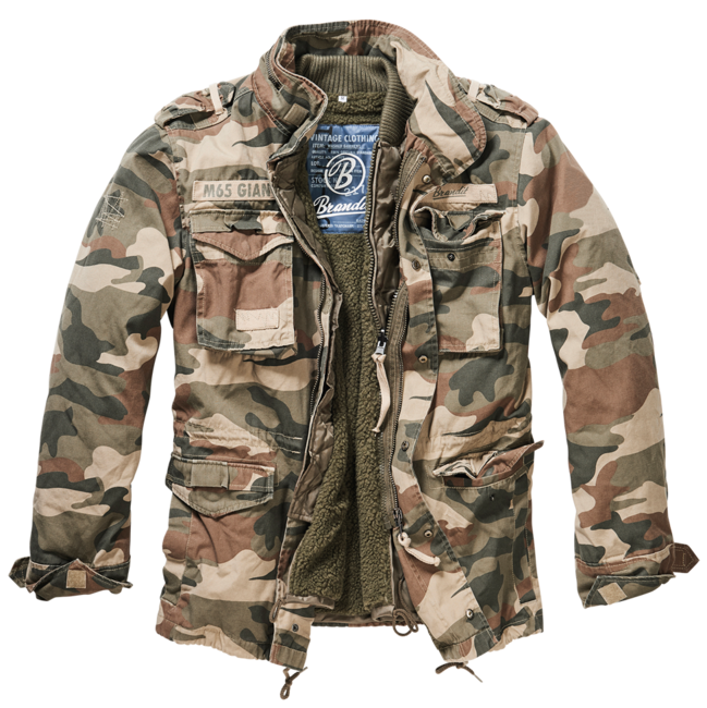 Brandit M65 zimska jakna Giant, Light woodland