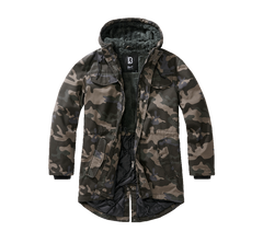 Brandit Marsh Lake teddyparka, dark camo