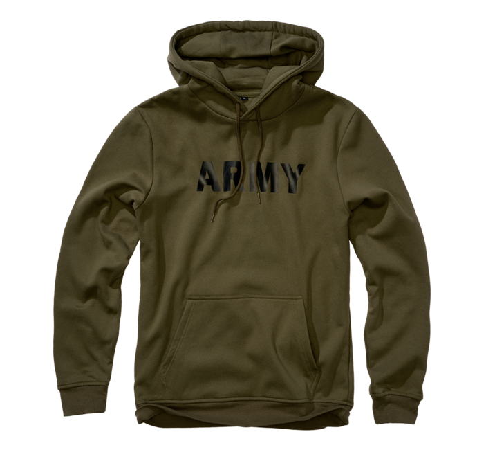 Brandit Army pulover s kapuljačom, maslinasto zeleni