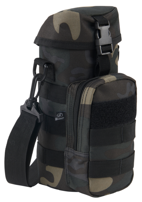 Brandit Molle II navlaka na bocu s torbicom, darkcamo