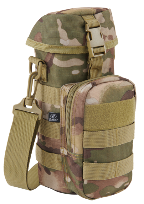 Brandit Molle II navlaka na bocu s torbicom, multicam