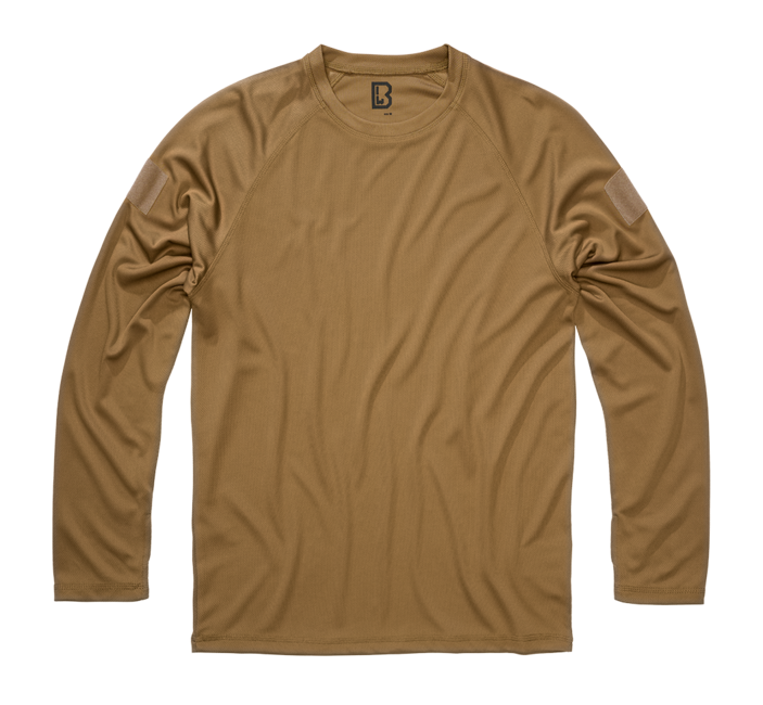 Brandit Quick Dry brzosušeća muška majica s dugim rukavom, camel