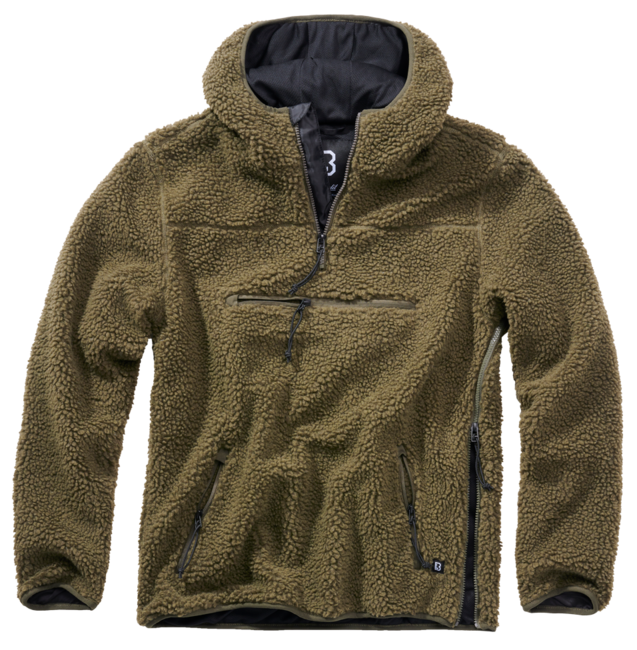 Brandit Worker pulover Teddyfleece, maslinasto zeleni