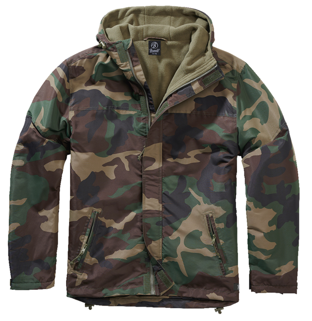 Brandit Windbreaker Frontzip jakna, Woodland