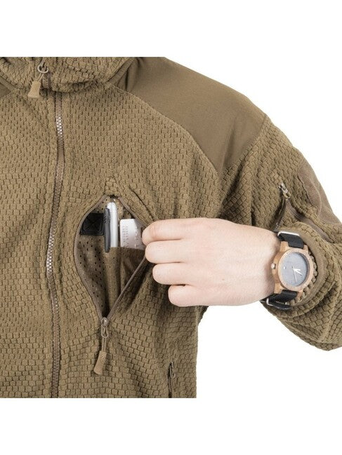 Helikon-Tex Alpha Tactical flis jakna, Coyote