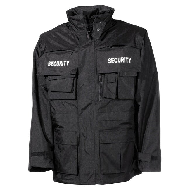 MFH Security vodootporna jakna, crna