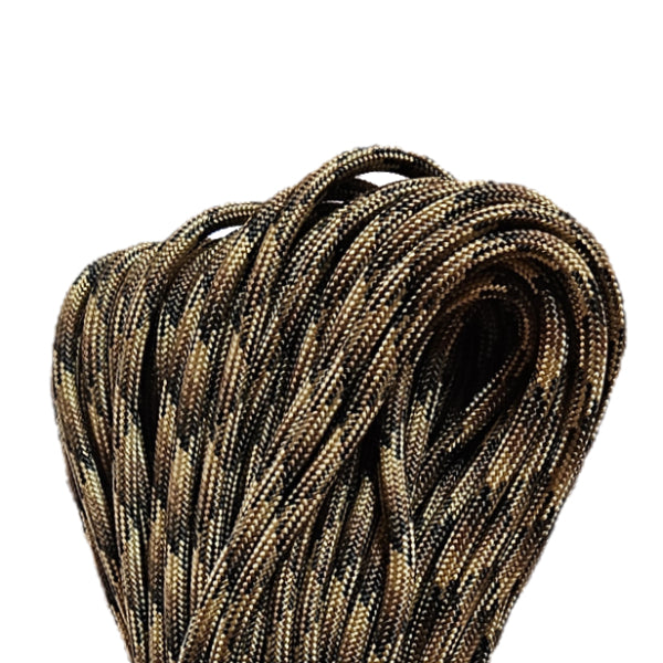 WARAGOD Paracord narukvica s metalnom kopčom Faila, camo coyote