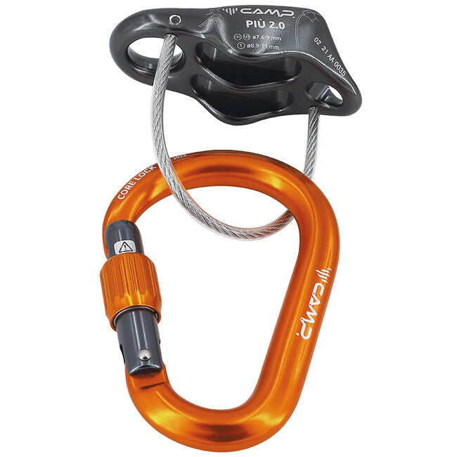 CAMP Piu 2.0 osigurač i spuštač set Belay Kit