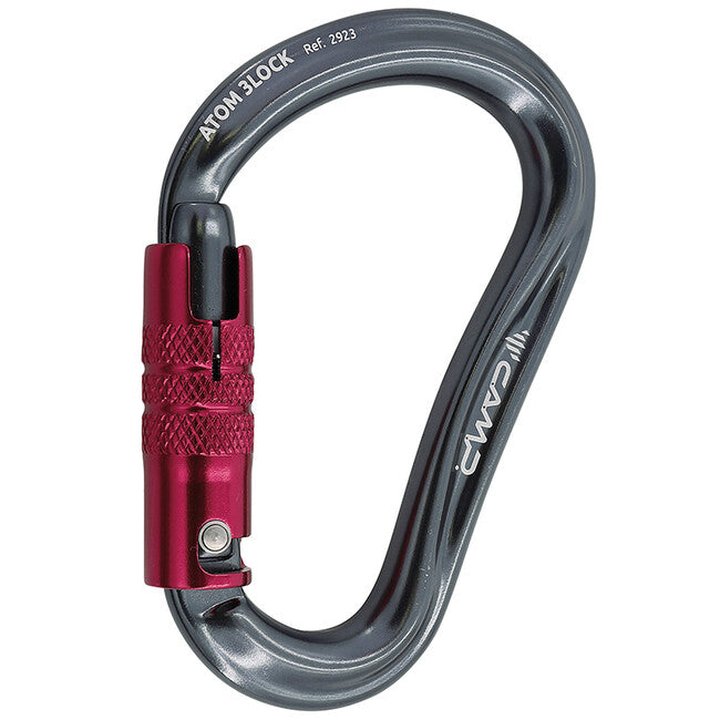 CAMP Atom 3Lock HMS karabiner s automatskom bravom s trostrukim zaključavanjem, metalni