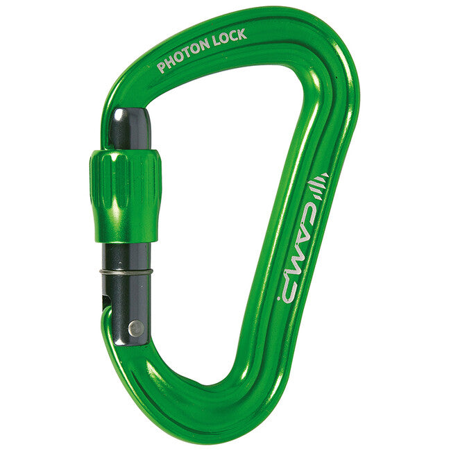 CAMP Photon Lock karabiner, zeleni