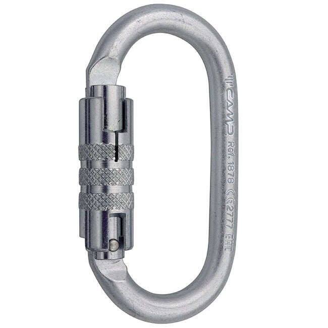 CAMP 2Lock Steel Oval Pro čelični ovalni karabiner s automatskom bravom