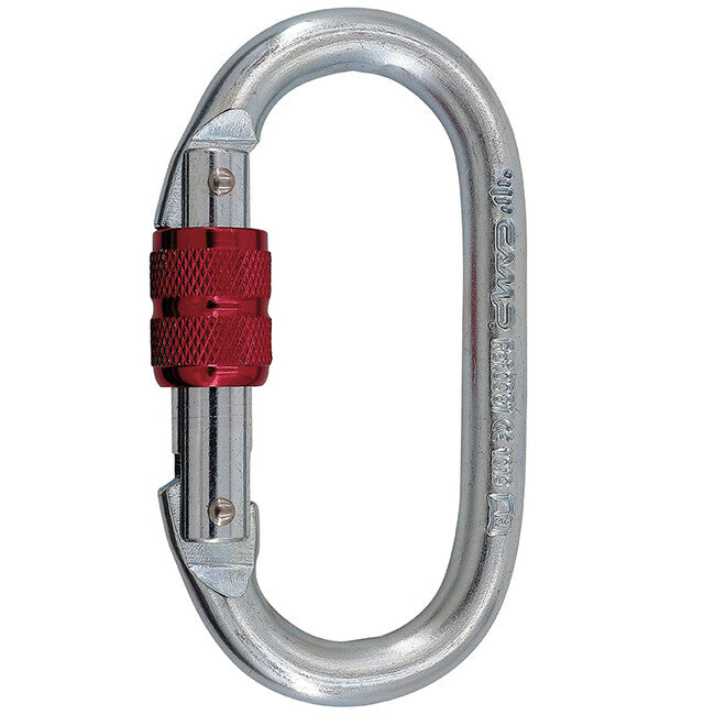 CAMP ovalni karabiner s vijčanom bravom