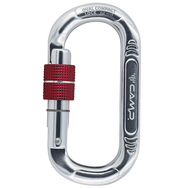 CAMP Oval Compact Lock ovalni karabiner s vijčanom bravom