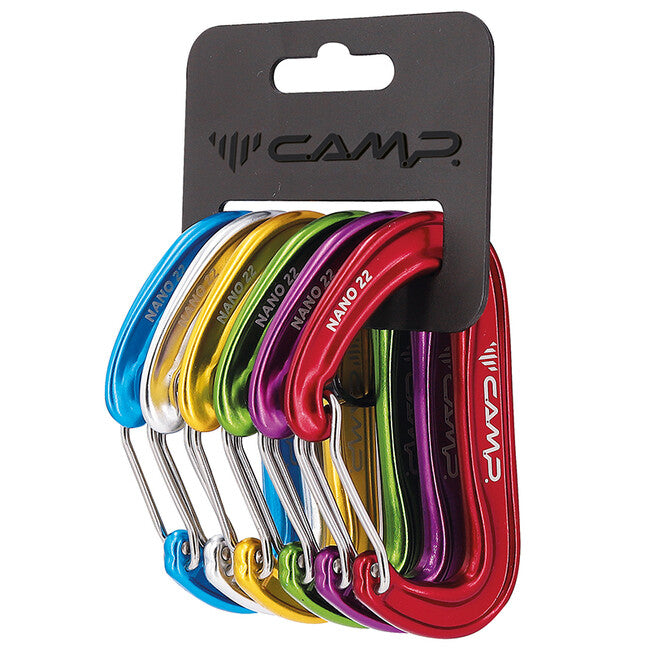 CAMP Nano22 Nano 22 Rack Pack set 6 kom "D" karabiner "D" 6 kom