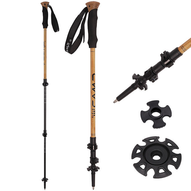 CAMP Backcountry Bamboo trekingske palice, 63 - 135 cm