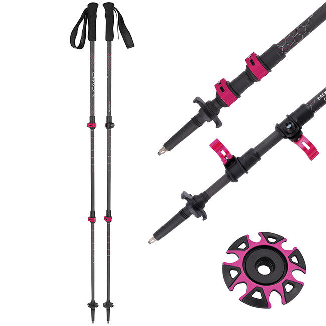 CAMP Backcountry Carbon W trekingske palice za žene, 66 - 125 cm