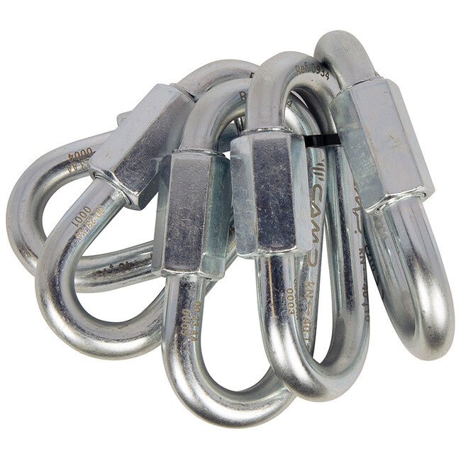 CAMP Set 5 Oval Quick Link 8 mm zadnje ploče za poluautomatske dereze