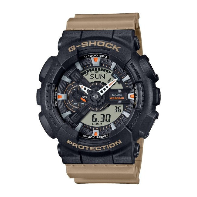 Casio G-Shock GA-110TU-1A5ER sat, crni/smeđi