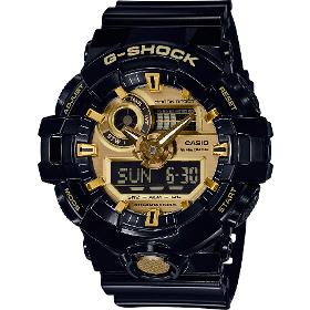 Casio G-Shock GA-710GB-1AER sat, crni/zlatni