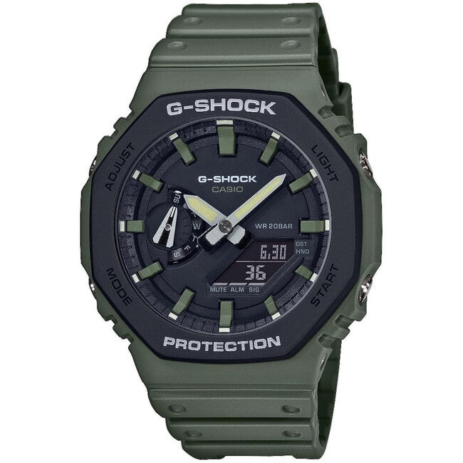 Casio G-Shock GA-2110SU-3AER sat, crni/zeleni