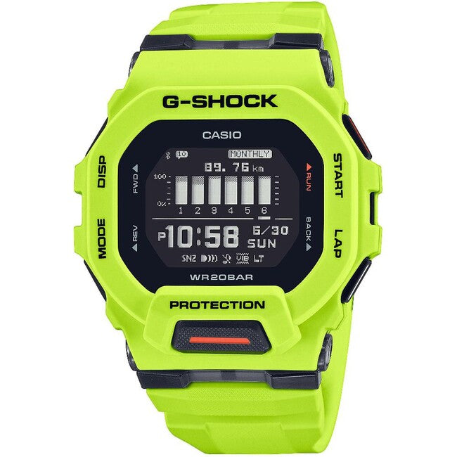 Casio G-Shock GBD-200-9ER sat, crni/žuti