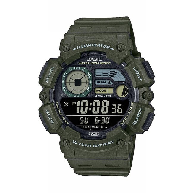Casio WS-1500H-3BVEF sat, zeleni