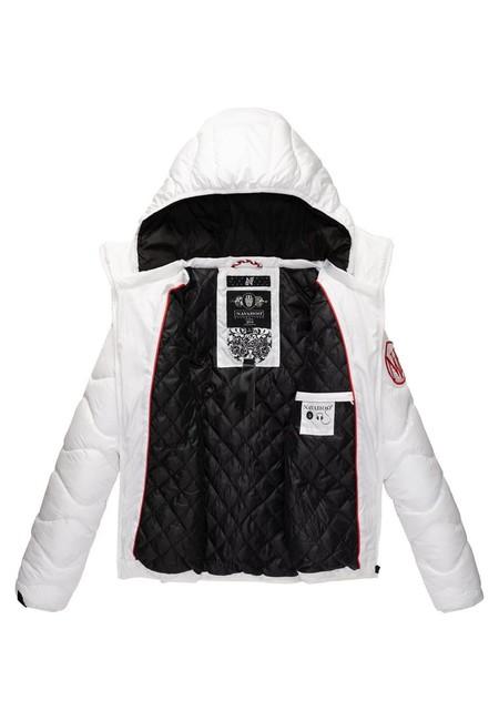 Navahoo KEY COLOR ženska zimska jakna s kapuljačom, bijela