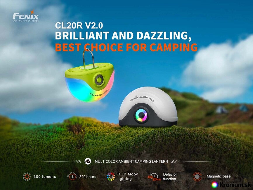 Fenix CL20R V2.0 lampa, crna