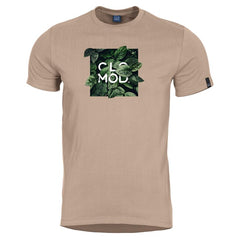 CloMod Leaves kratka majica, khaki