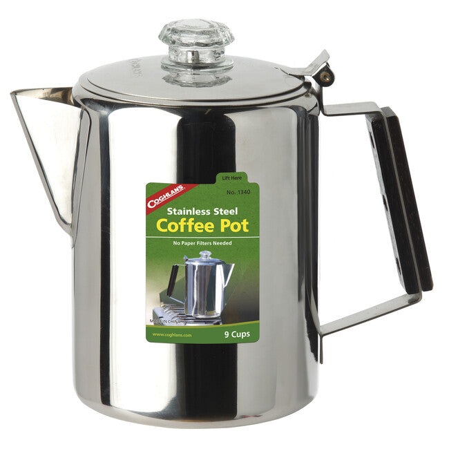 Coghlans Coffee Pot nehrđajući čelik, 9 šalica
