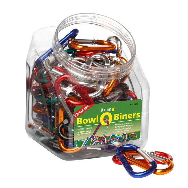 Coghlans O'Biners karabiner Set, promjer 8 x 82 mm, 72 kom