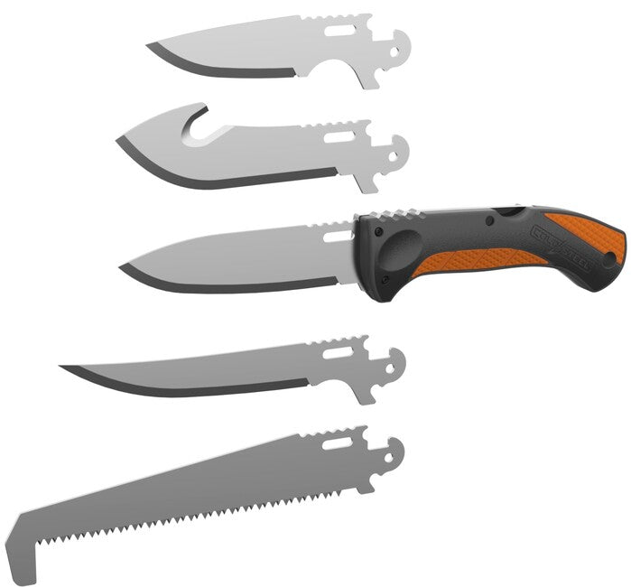 Cold Steel CLICK N CUT HUNTING FIELD KIT nož s fiksnom oštricom s futrolom