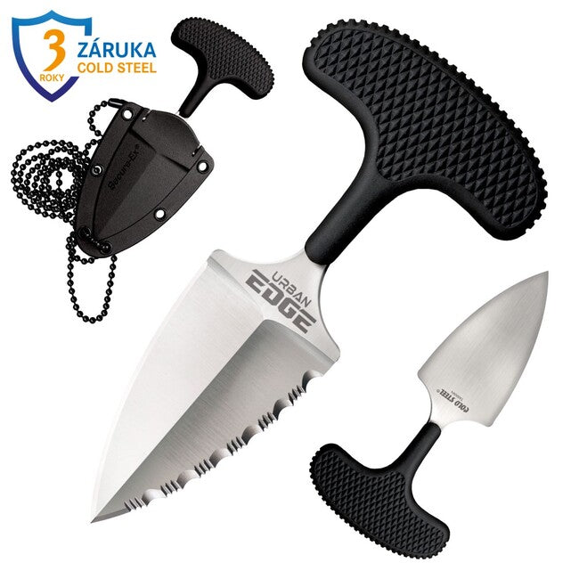 Cold Steel Urban Edge nož s fiksnom oštricom 50/50 (AUS8A)