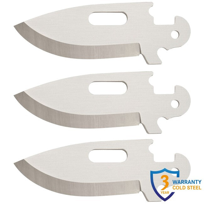 Cold Steel Click N Cut sklopivi nož (pakiranje od 3 Drop Pt. Blades)