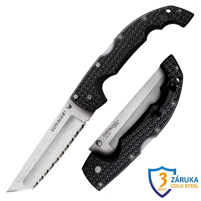 Cold Steel Voyager Extra Large sklopivi nož tanto Serrated (AUS10A)