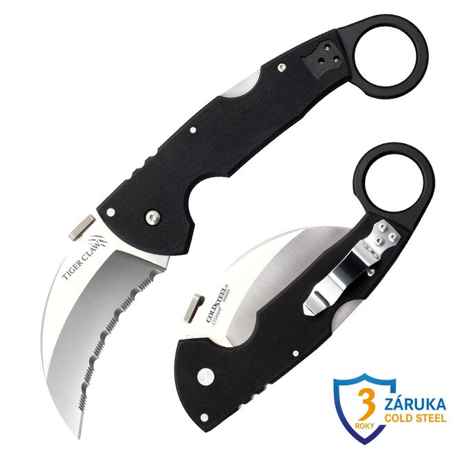 Cold Steel Tiger Claw sklopivi nož Serrated Edge
