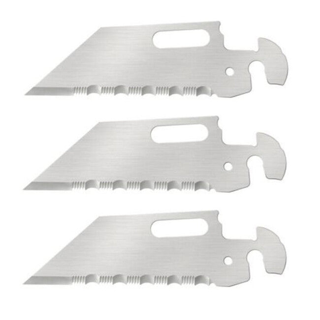 Cold Steel Untitled Folding Click n Cut sklopivi nož, nazubljene oštrice, pakiranje od 3
