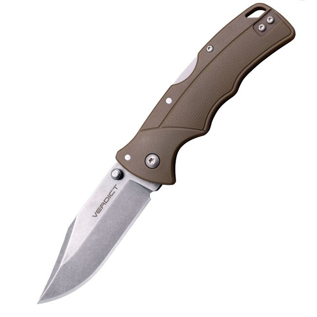 Cold Steel VERDICT CLIP POINT sklopivi nož 4116SS FDE GFN HANDLE