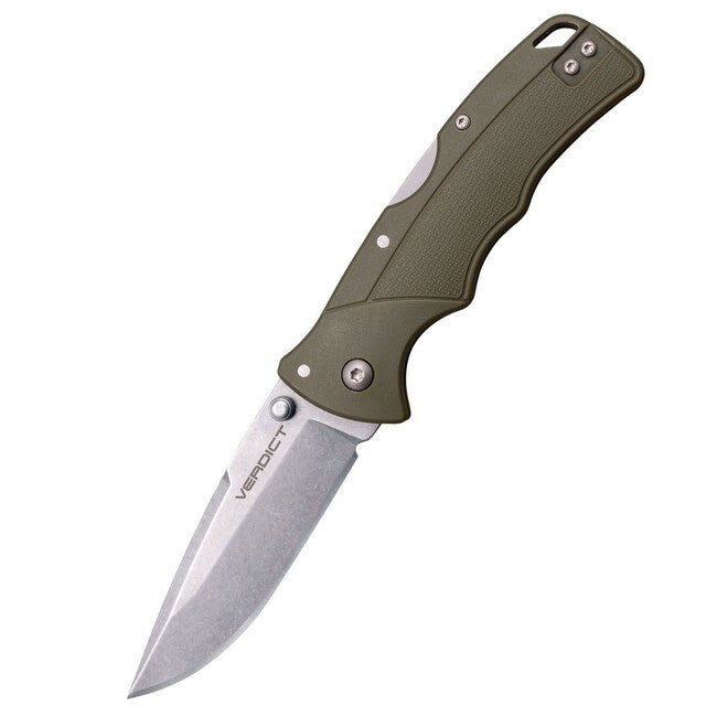 Cold Steel VERDICT SPEAR POINT sklopivi nož 4116SS OD Green GFN HANDLE