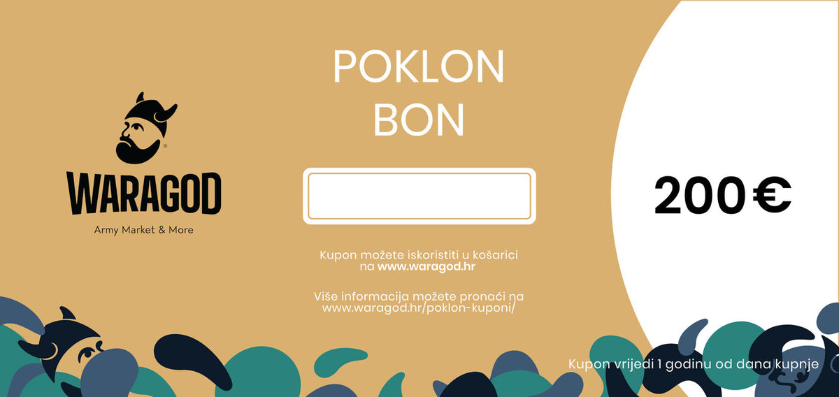 Poklon bon HR - 200€