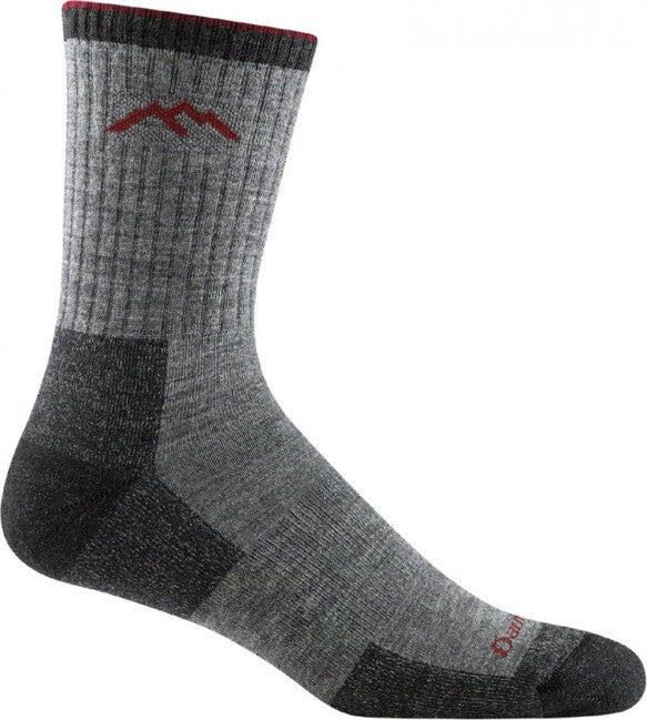 Darn Tough Hiker Micro Crew Midweight planinarske čarape s amortizacijom, Charcoal