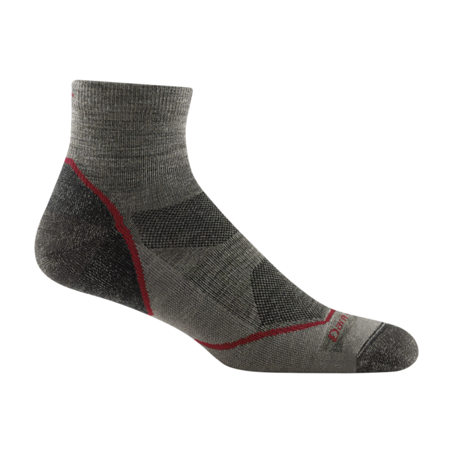 Darn Tough Light Hiker 1/4 Lightweight planinarske čarape s amortizacijom, Taupe